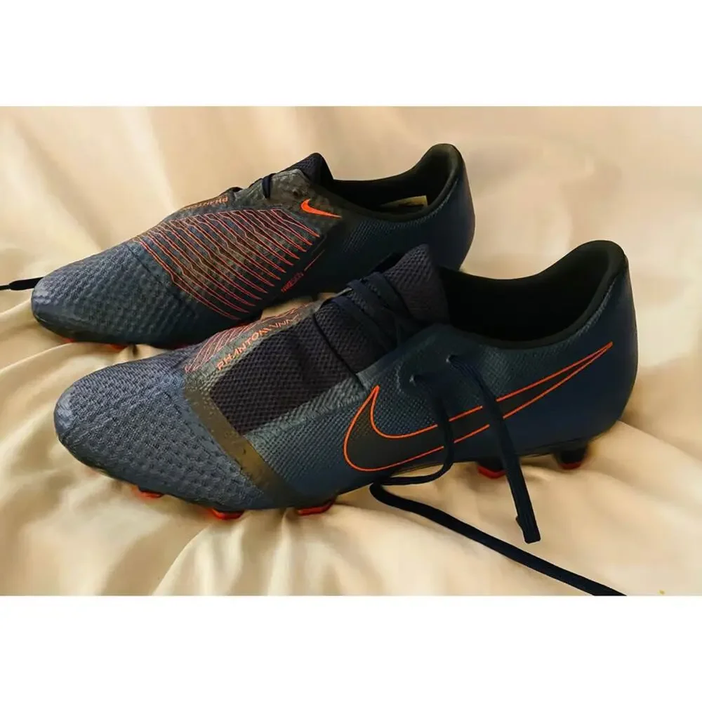 Nike Phantom Venom Academy FG Soccer Cleats Navy Orange Men’s Size 12